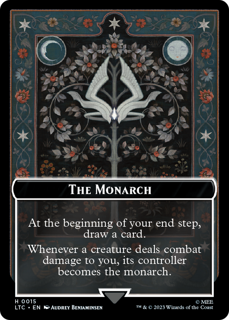 The Monarch // Treasure Double-Sided Token [The Lord of the Rings: Tales of Middle-Earth Commander Tokens] | Gamers Paradise