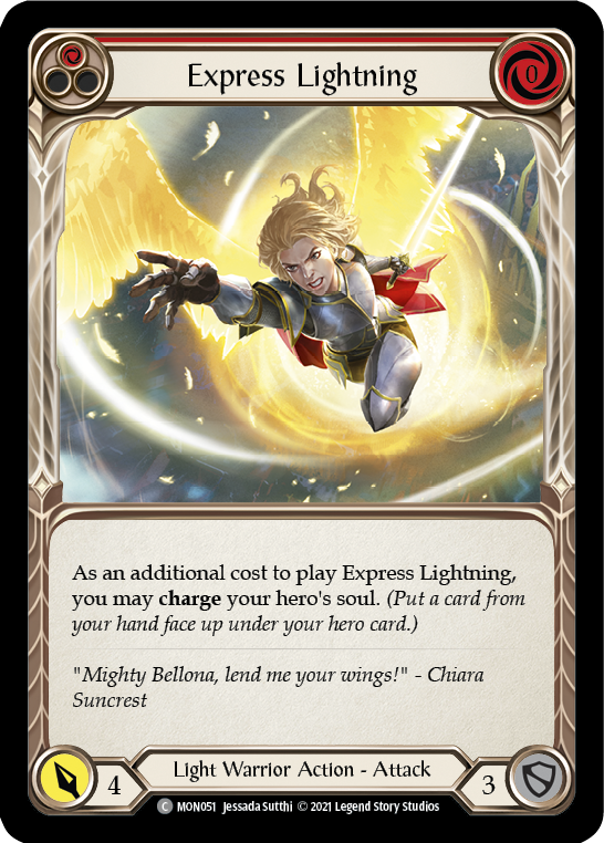 Express Lightning (Red) [MON051] 1st Edition Normal | Gamers Paradise