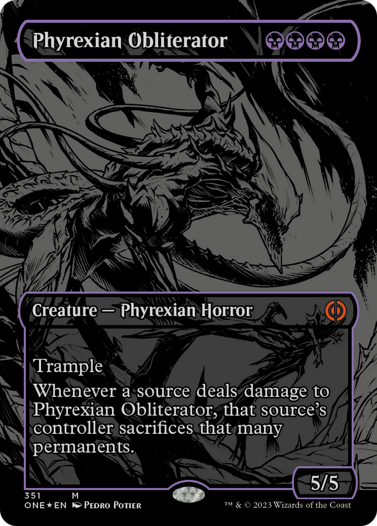 Phyrexian Obliterator (Oil Slick Raised Foil) [Phyrexia: All Will Be One] | Gamers Paradise