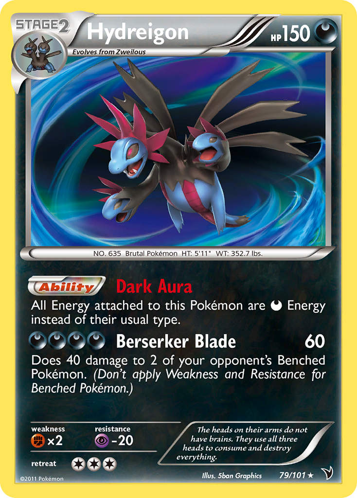 Hydreigon (79/101) [Black & White: Noble Victories] | Gamers Paradise