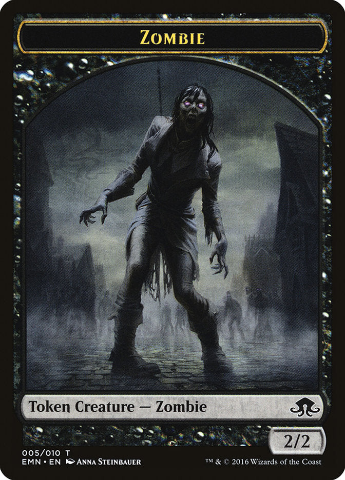 Zombie Token (005/010) [Eldritch Moon Tokens] | Gamers Paradise