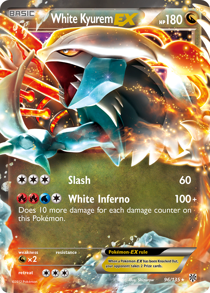 White Kyurem EX (96/135) [Black & White: Plasma Storm] | Gamers Paradise