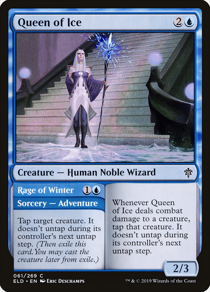 Queen of Ice // Rage of Winter [Throne of Eldraine] | Gamers Paradise