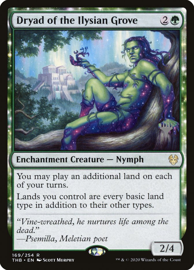 Dryad of the Ilysian Grove (Promo Pack) [Theros Beyond Death Promos] | Gamers Paradise