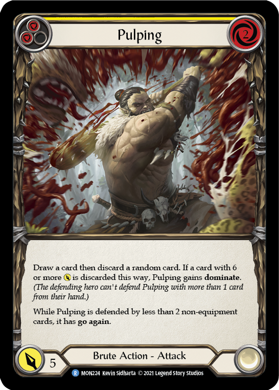 Pulping (Yellow) [MON224] 1st Edition Normal | Gamers Paradise