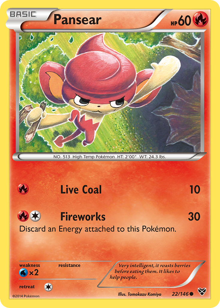 Pansear (22/146) [XY: Base Set] | Gamers Paradise