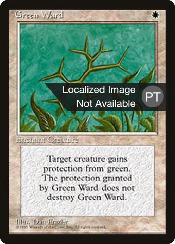 Green Ward [Fourth Edition (Foreign Black Border)] | Gamers Paradise