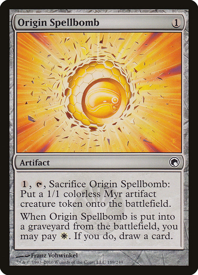 Origin Spellbomb [Scars of Mirrodin] | Gamers Paradise