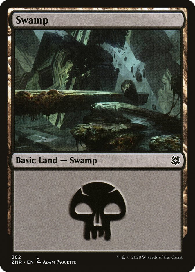 Swamp (382) [Zendikar Rising] | Gamers Paradise
