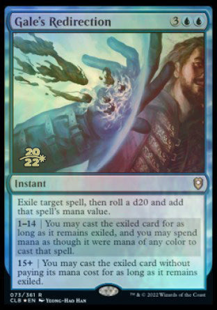 Gale's Redirection [Commander Legends: Battle for Baldur's Gate Prerelease Promos] | Gamers Paradise