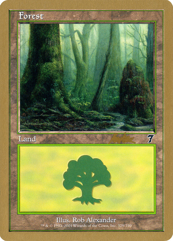 Forest (329) (Brian Kibler) [World Championship Decks 2002] | Gamers Paradise