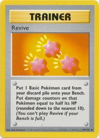 Revive (89/102) [Base Set Shadowless Unlimited] | Gamers Paradise