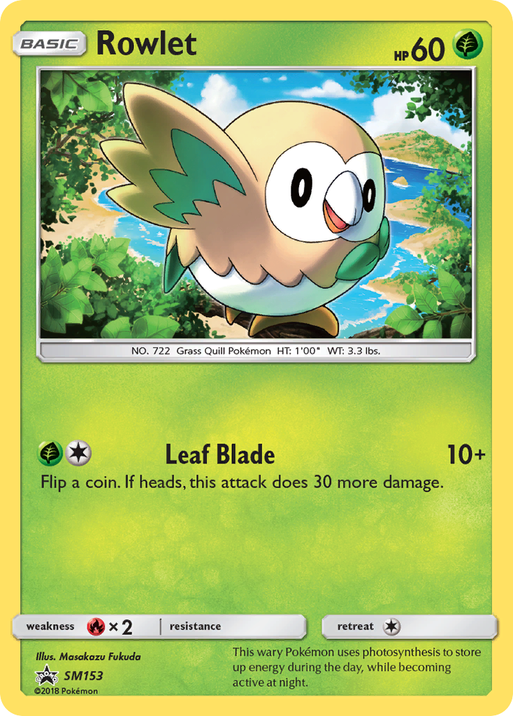 Rowlet (SM153) [Sun & Moon: Black Star Promos] | Gamers Paradise