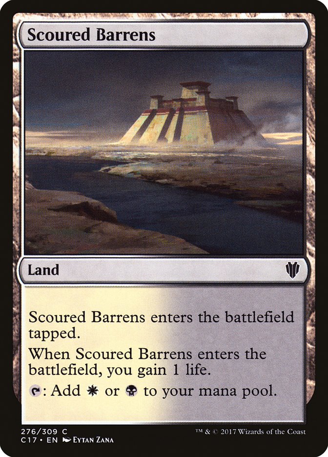 Scoured Barrens [Commander 2017] | Gamers Paradise