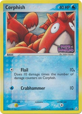 Corphish (63/110) (Stamped) [EX: Holon Phantoms] | Gamers Paradise