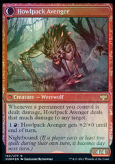 Ill-Tempered Loner // Howlpack Avenger [Innistrad: Crimson Vow Prerelease Promos] | Gamers Paradise