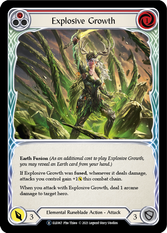 Explosive Growth (Red) [U-ELE067] Unlimited Normal | Gamers Paradise