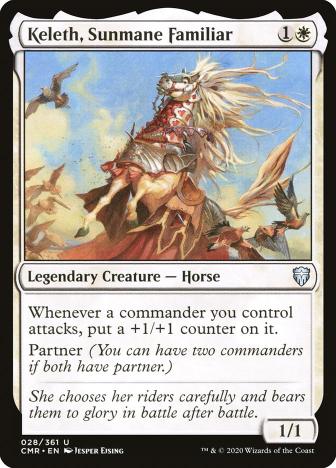 Keleth, Sunmane Familiar [Commander Legends] | Gamers Paradise