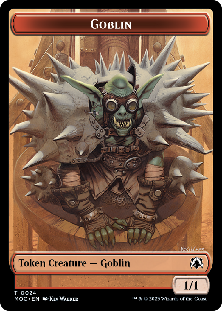 Goblin // Eldrazi Double-Sided Token [March of the Machine Commander Tokens] | Gamers Paradise