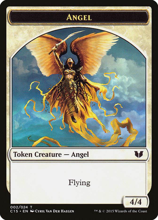 Angel // Knight (005) Double-Sided Token [Commander 2015 Tokens] | Gamers Paradise