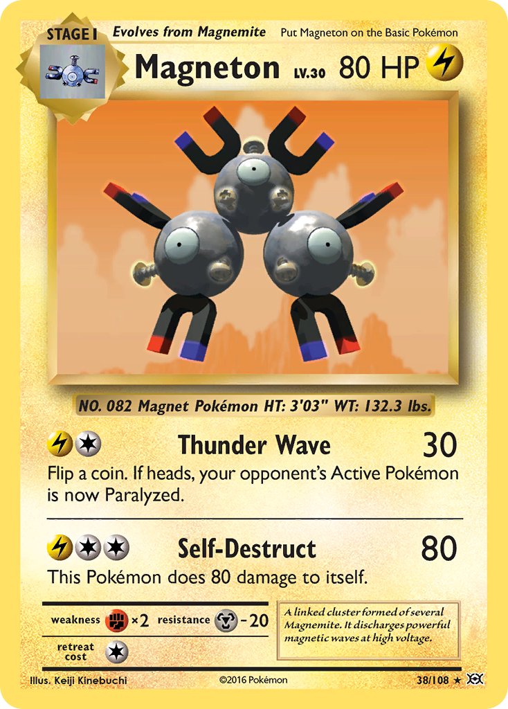 Magneton (38/108) (Theme Deck Exclusive) [XY: Evolutions] | Gamers Paradise