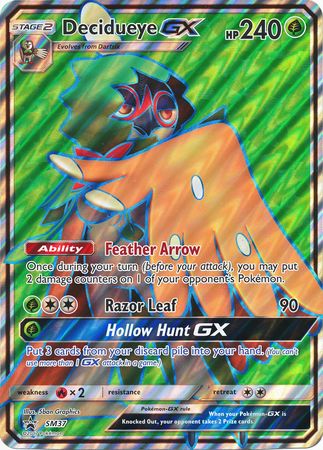 Decidueye GX (SM37) (Jumbo Card) [Sun & Moon: Black Star Promos] | Gamers Paradise