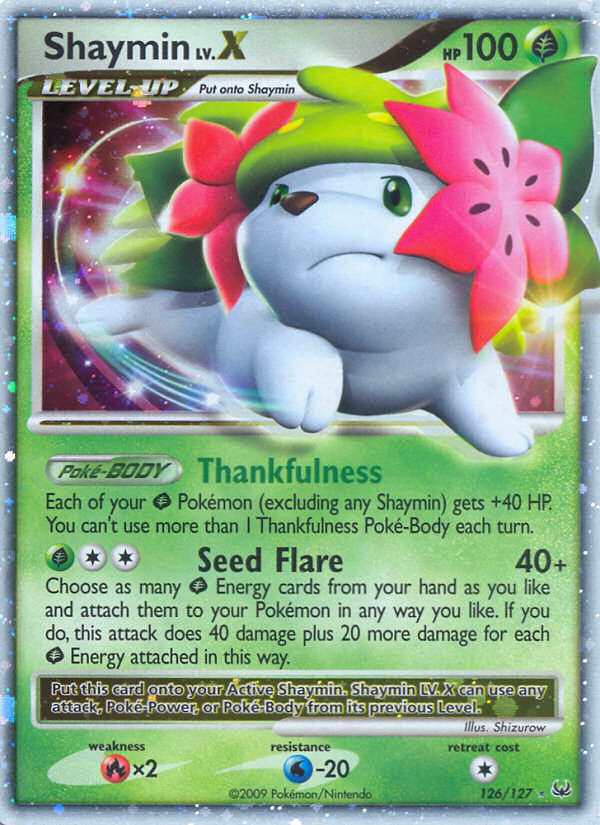 Shaymin LV.X (126/127) [Platinum: Base Set] | Gamers Paradise