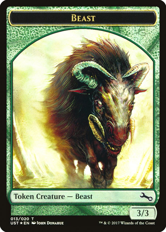 Beast // Beast Double-Sided Token [Unstable Tokens] | Gamers Paradise