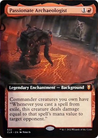 Passionate Archaeologist (Extended Art) [Commander Legends: Battle for Baldur's Gate] | Gamers Paradise