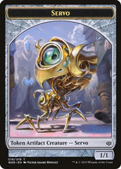 Servo // Wizard Double-Sided Token [Challenger Decks 2020 Tokens] | Gamers Paradise