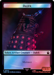 Dalek // Alien Warrior Double-Sided Token (Surge Foil) [Doctor Who Tokens] | Gamers Paradise
