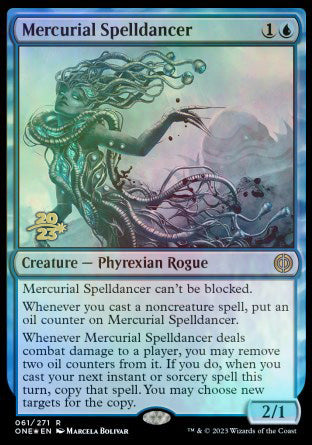 Mercurial Spelldancer [Phyrexia: All Will Be One Prerelease Promos] | Gamers Paradise