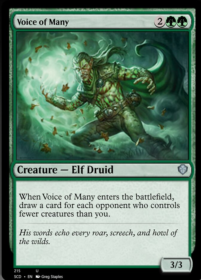 Voice of Many [Starter Commander Decks] | Gamers Paradise