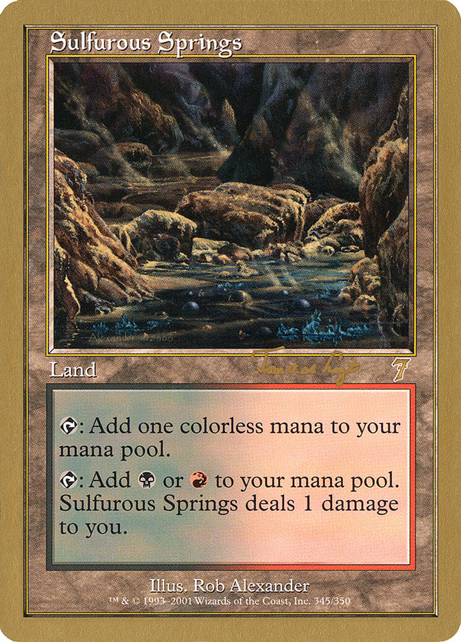 Sulfurous Springs (Tom van de Logt) [World Championship Decks 2001] | Gamers Paradise