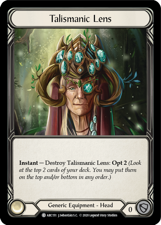 Talismanic Lens [U-ARC151] Unlimited Normal | Gamers Paradise
