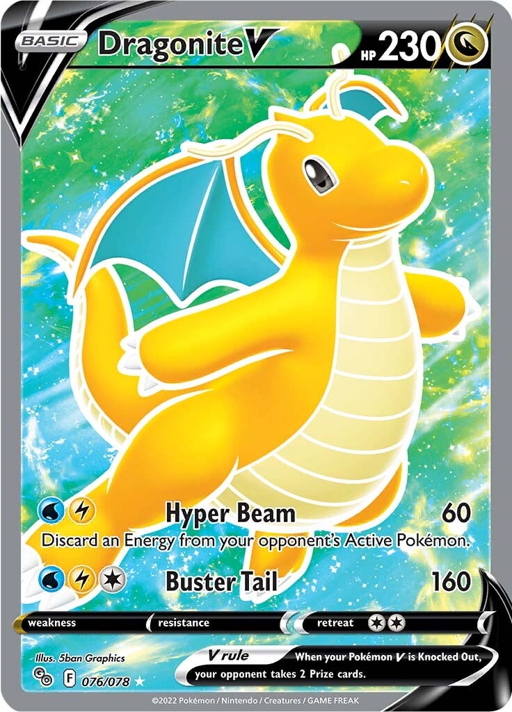 Dragonite V (076/078) [Pokémon GO] | Gamers Paradise