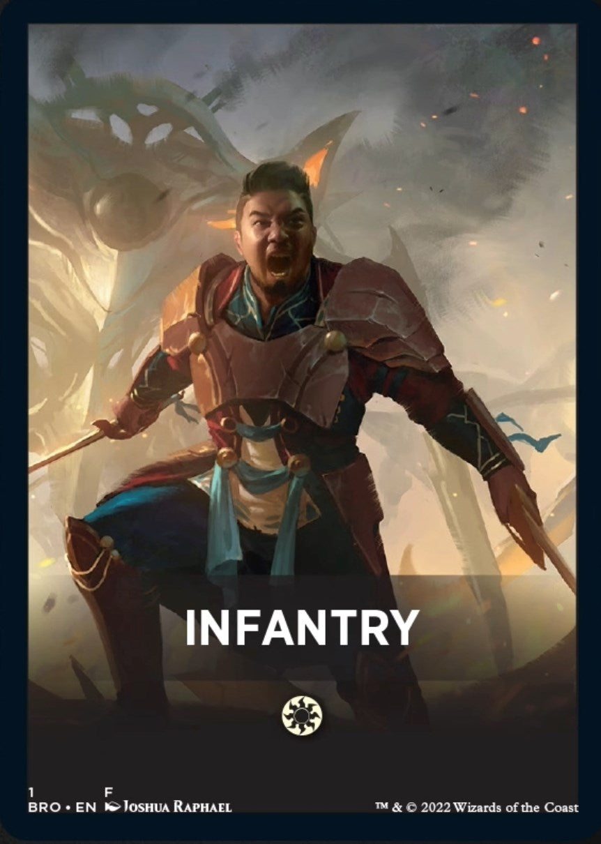 Infantry Theme Card [The Brothers' War Tokens] | Gamers Paradise