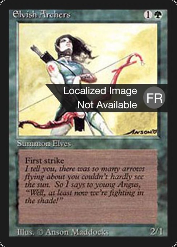 Elvish Archers [Foreign Black Border] | Gamers Paradise