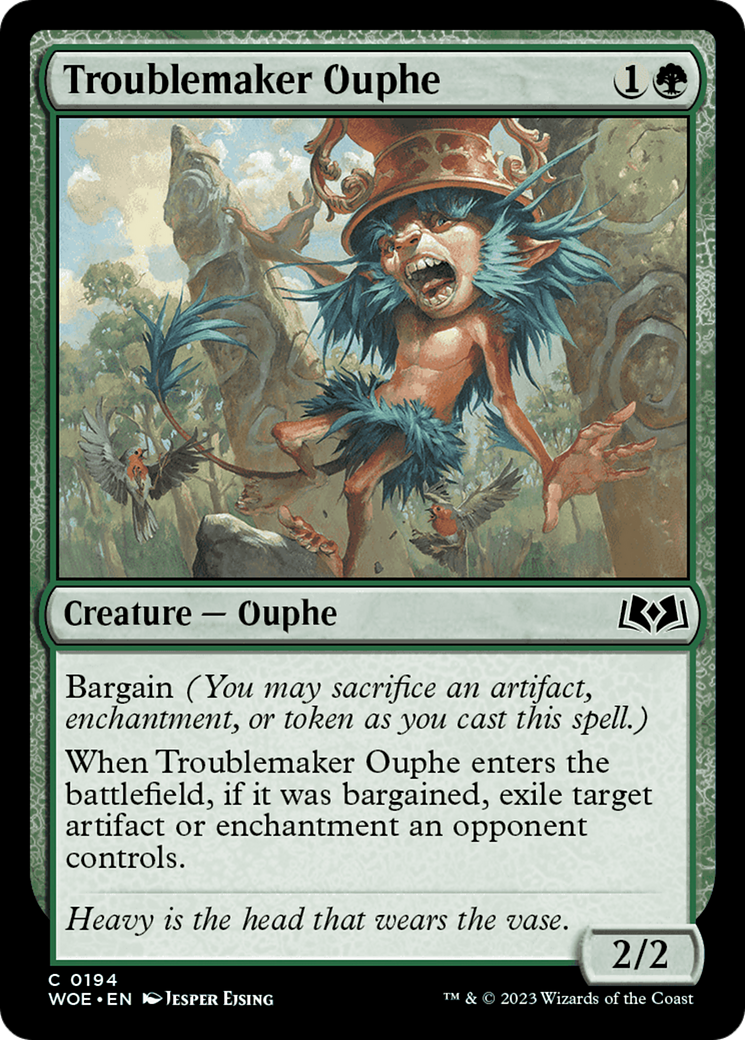 Troublemaker Ouphe [Wilds of Eldraine] | Gamers Paradise