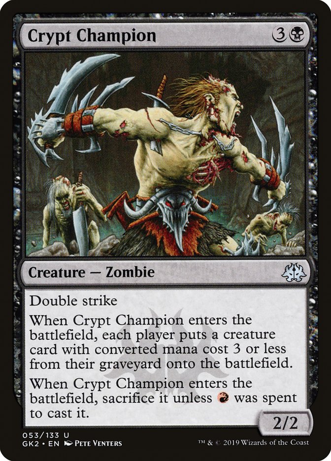 Crypt Champion [Ravnica Allegiance Guild Kit] | Gamers Paradise