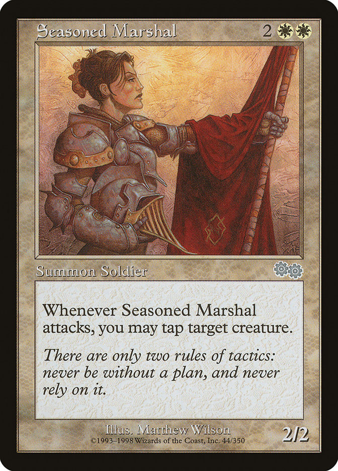 Seasoned Marshal [Urza's Saga] | Gamers Paradise