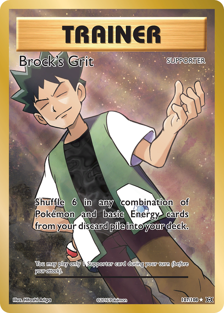 Brock's Grit (107/108) [XY: Evolutions] | Gamers Paradise