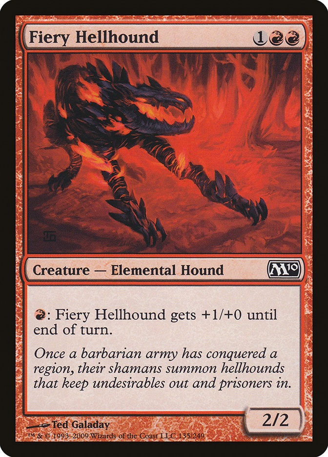 Fiery Hellhound [Magic 2010] | Gamers Paradise