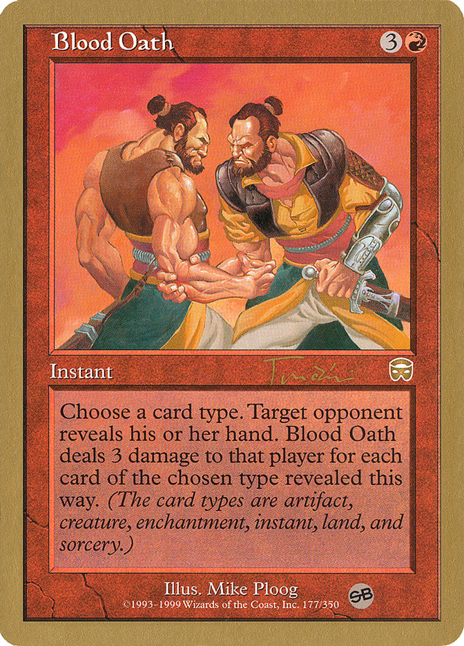 Blood Oath (Jan Tomcani) (SB) [World Championship Decks 2001] | Gamers Paradise