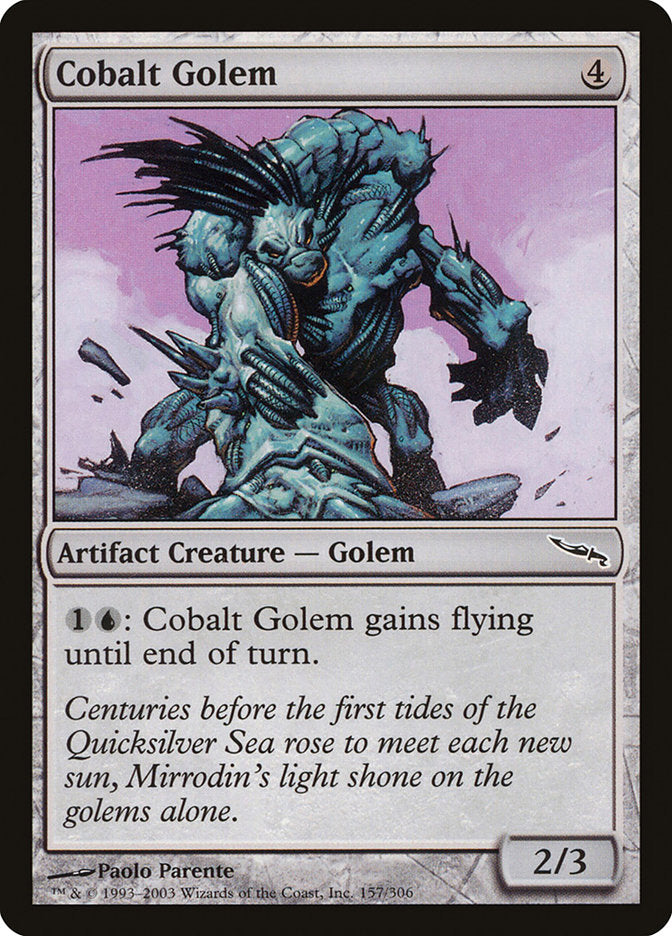 Cobalt Golem [Mirrodin] | Gamers Paradise