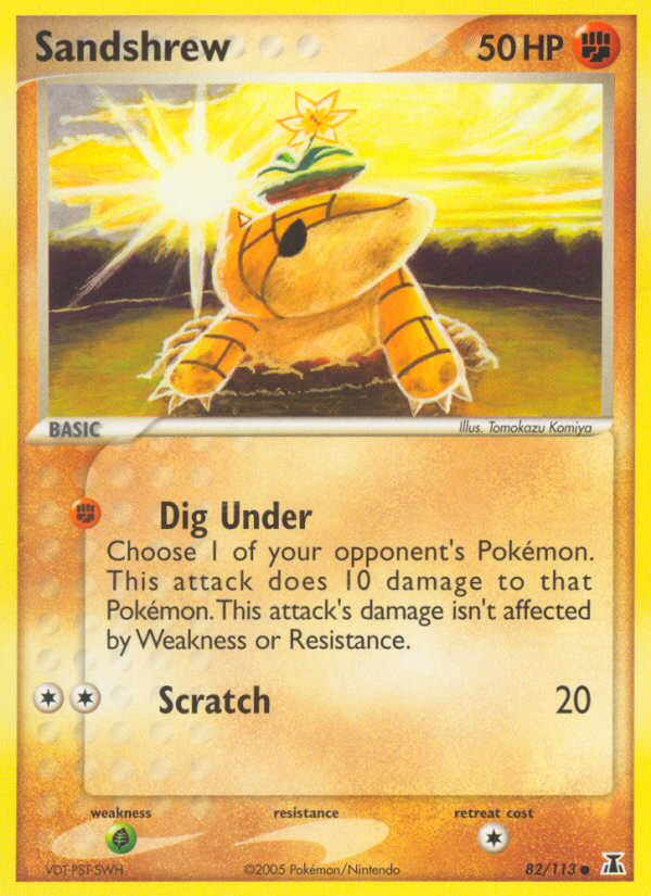 Sandshrew (82/113) [EX: Delta Species] | Gamers Paradise