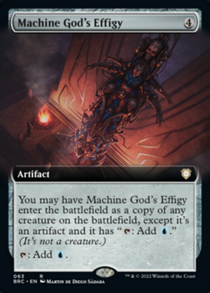 Machine God's Effigy (Extended Art) [The Brothers' War Commander] | Gamers Paradise