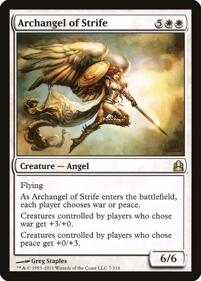 Archangel of Strife [Commander 2011] | Gamers Paradise