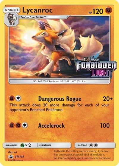 Lycanroc (SM118) (Prerelease Promo) [Sun & Moon: Black Star Promos] | Gamers Paradise