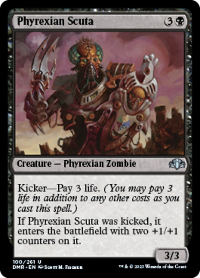 Phyrexian Scuta [Dominaria Remastered] | Gamers Paradise